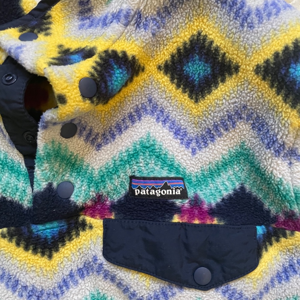 Patagonia Women’s Multicolor Synchilla Pullover Fleece Size M - Picture 3 of 5
